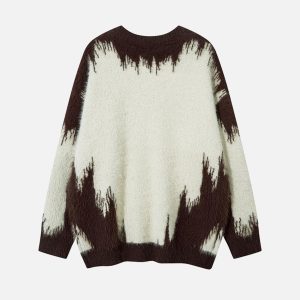Concert Outfit Letter Jacquard Sweater