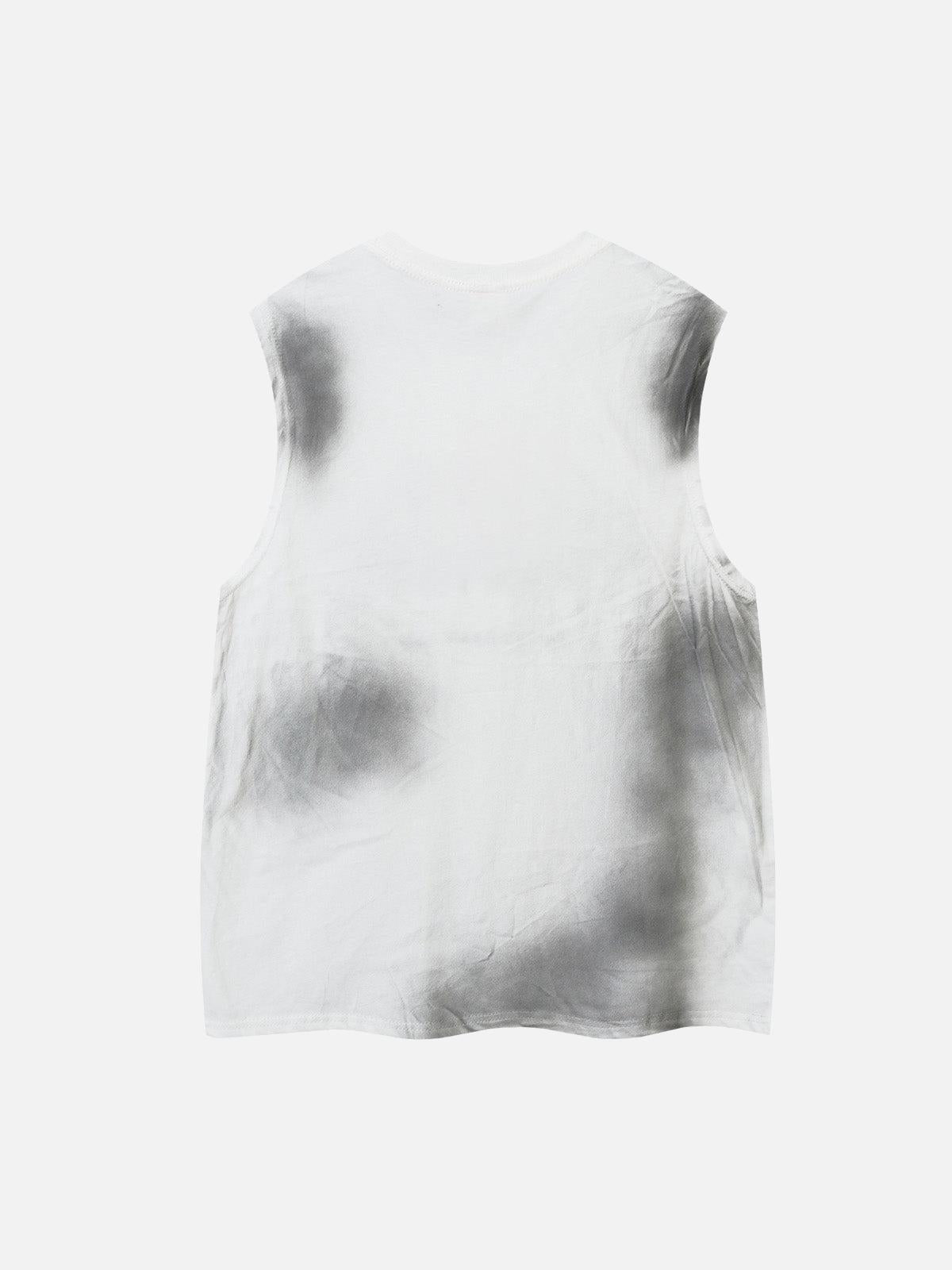 Concert Outfit Letter Patchwork Gradient Tank Top Concert Outfit Letter Patchwork Gradient Tank Top