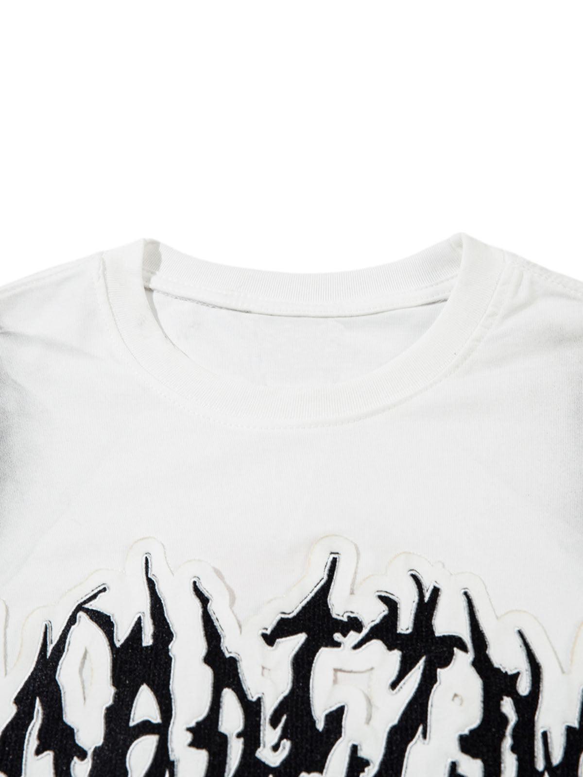 Concert Outfit Letter Patchwork Gradient Tank Top Concert Outfit Letter Patchwork Gradient Tank Top