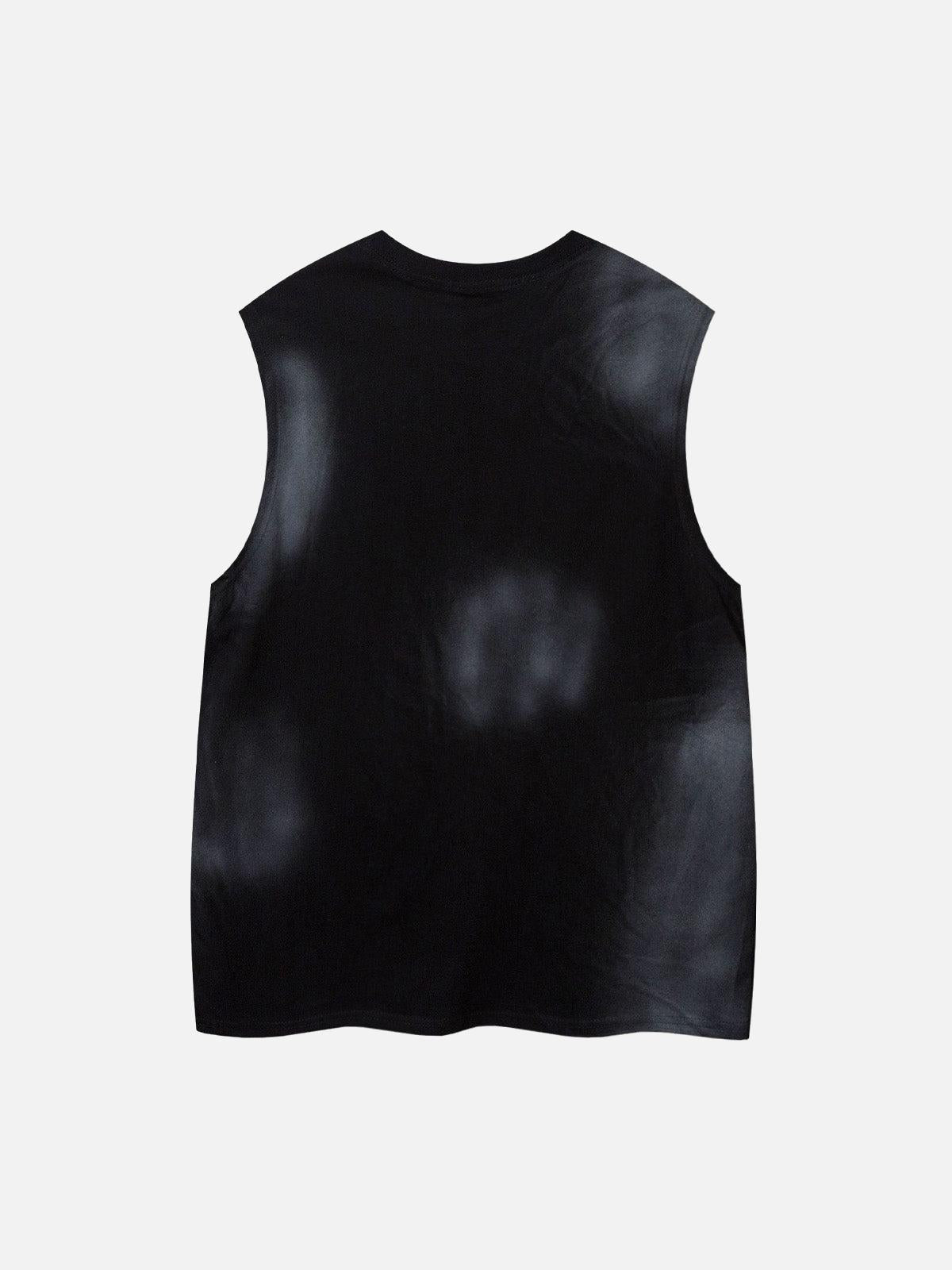 Concert Outfit Letter Patchwork Gradient Tank Top Concert Outfit Letter Patchwork Gradient Tank Top