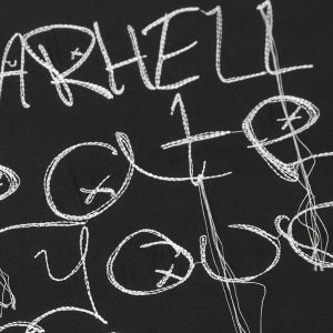 Concert Outfit Letter Print Short Sleeve T-Shirt