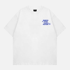 Concert Outfit Letter Print Virtual T-Shirt