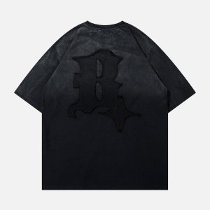 Concert Outfit Letters Graphic Vintage Tee