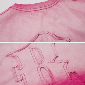 Concert Outfit Letters Graphic Vintage Tee