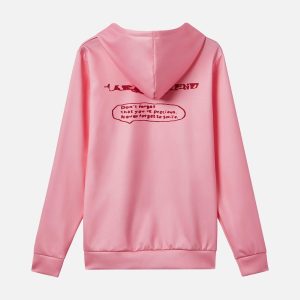 Concert Outfit Line Painted Character Hoodie