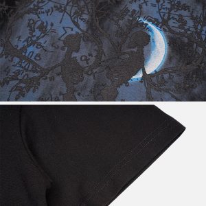 Concert Outfit Line Skeleton Graphic Tee