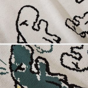 Concert Outfit Little Dinosaur Graphic Sweater Vest