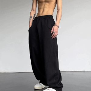 Concert Outfit Loose High Waist Pants