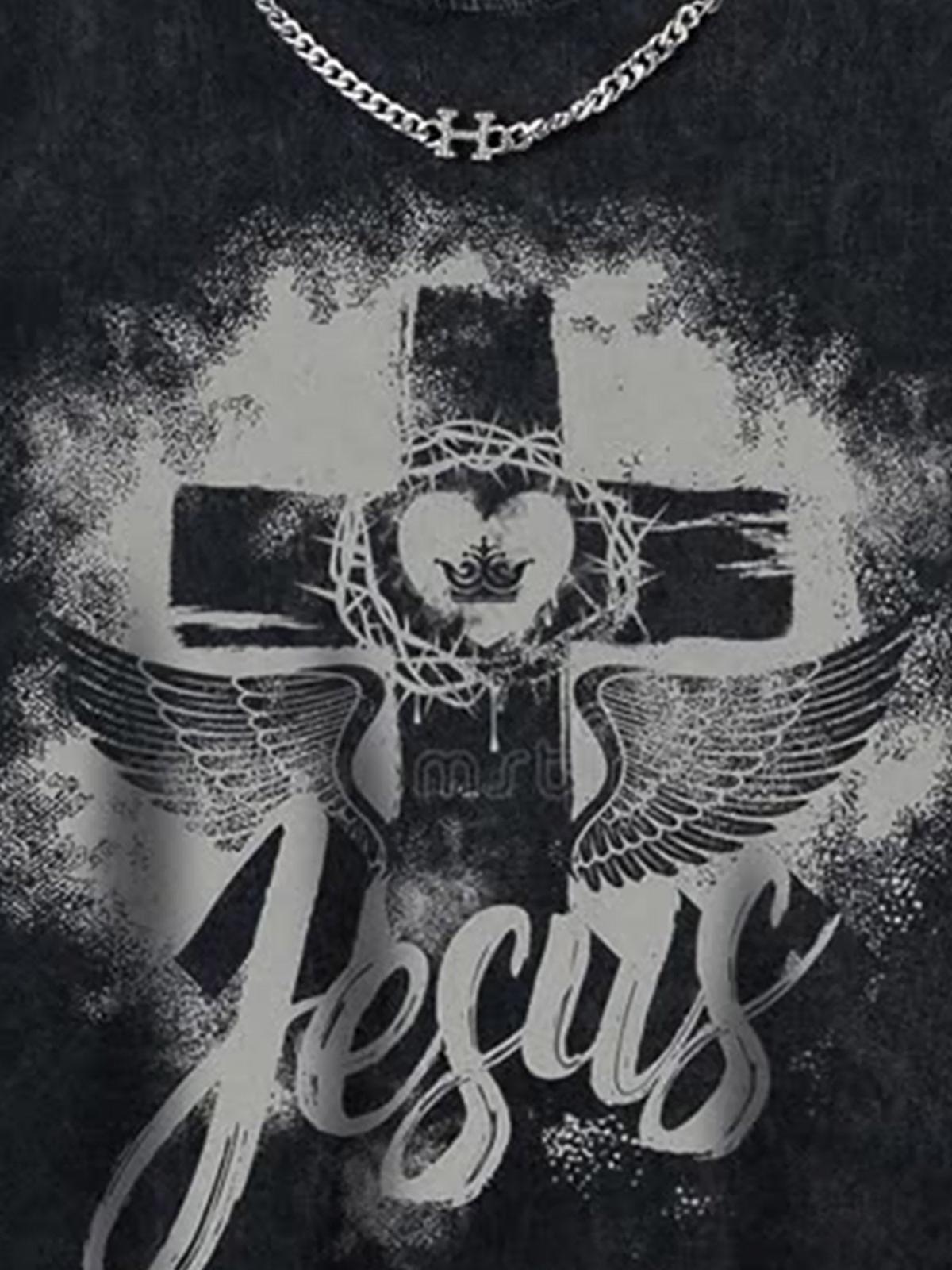 Concert Outfit Love Cross Street Rap Sleeveless Vest Concert Outfit Love Cross Street Rap Sleeveless Vest