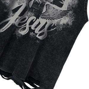 Concert Outfit Love Cross Street Rap Sleeveless Vest