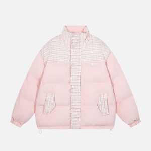 Concert Outfit Luxe Quilted Lapel Coat