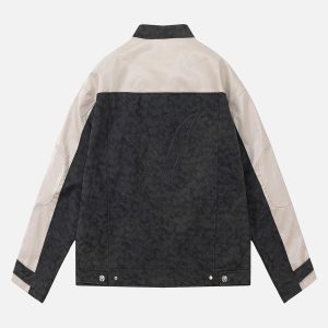 Concert Outfit Matte PU Moto Leather Jacket