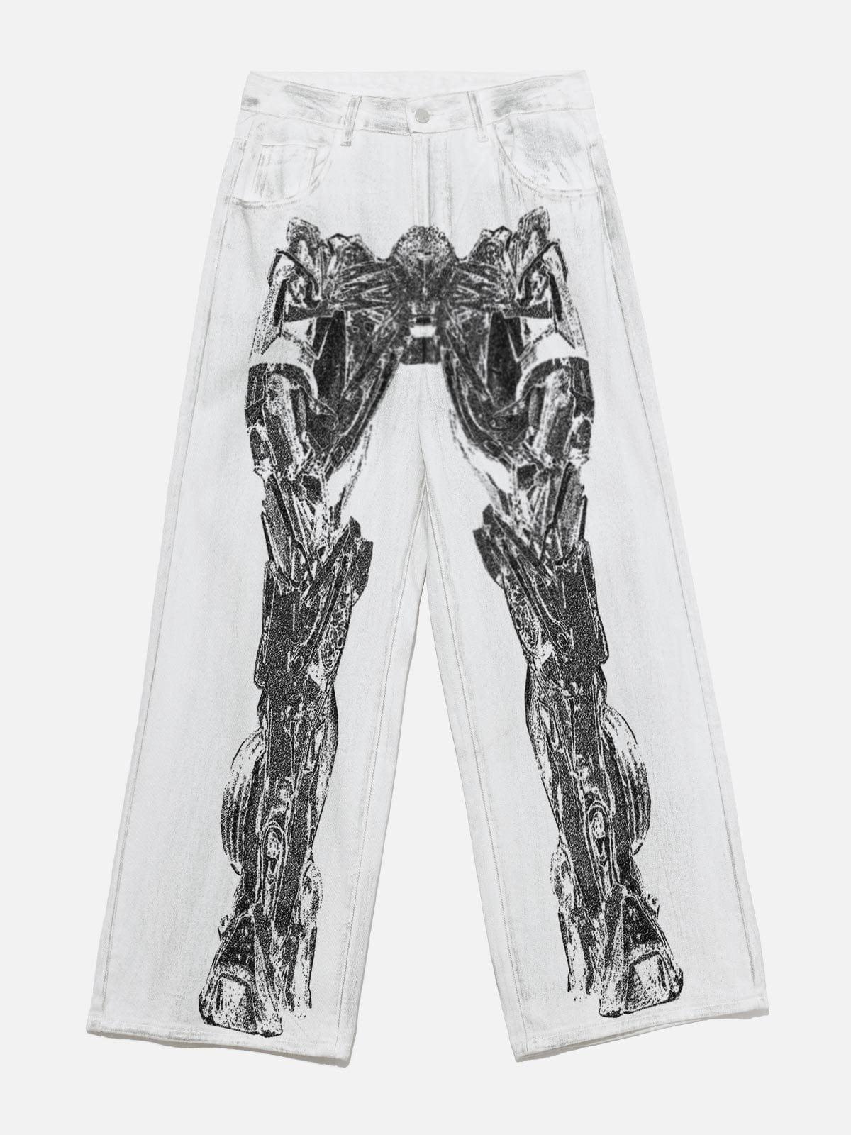 Concert Outfit Mecha Print Jeans Concert Outfit Mecha Print Jeans