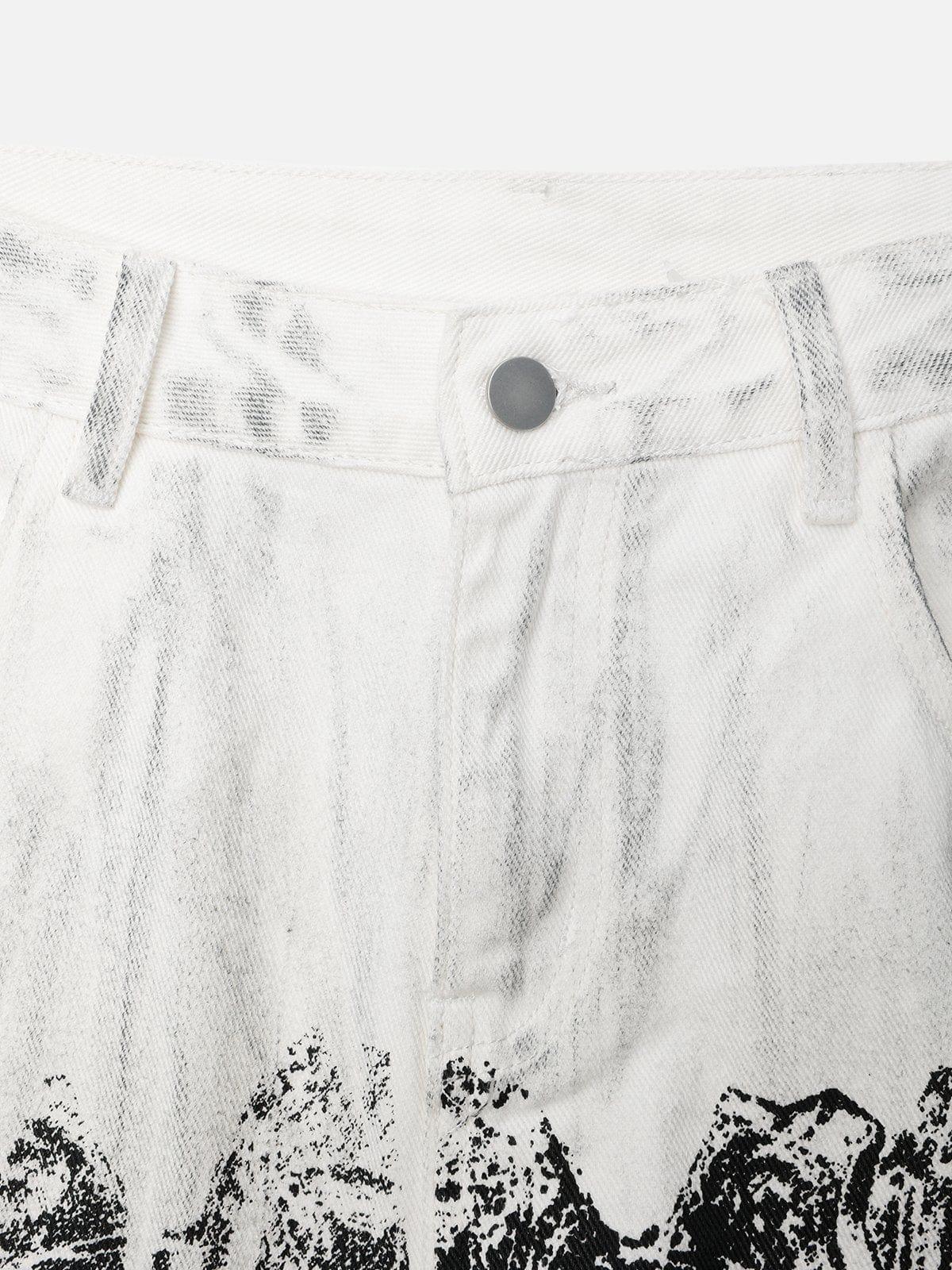 Concert Outfit Mecha Print Jeans Concert Outfit Mecha Print Jeans