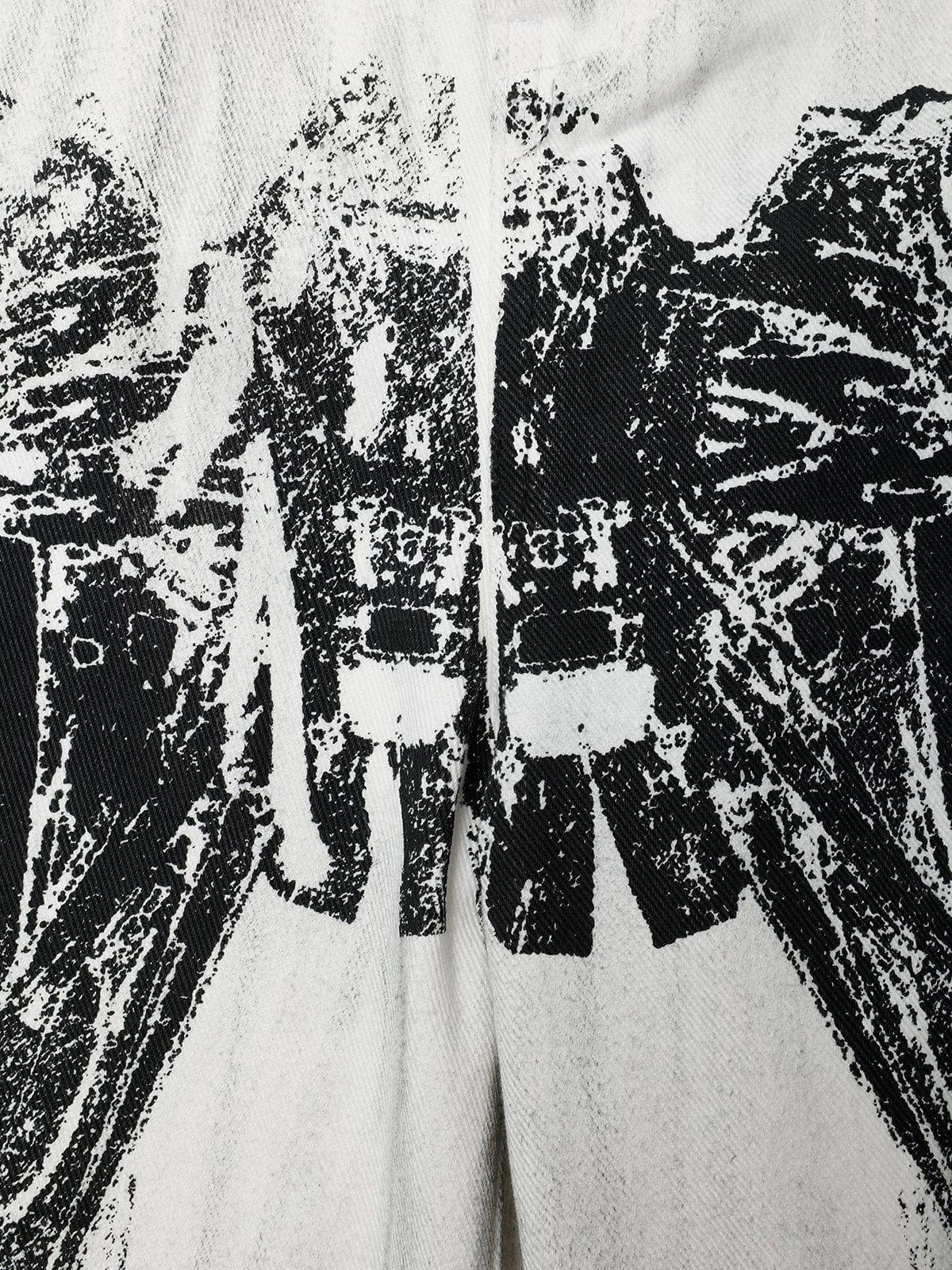 Concert Outfit Mecha Print Jeans Concert Outfit Mecha Print Jeans