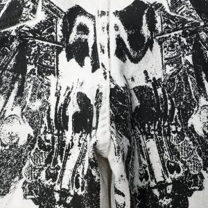 Concert Outfit Mecha Print Jeans