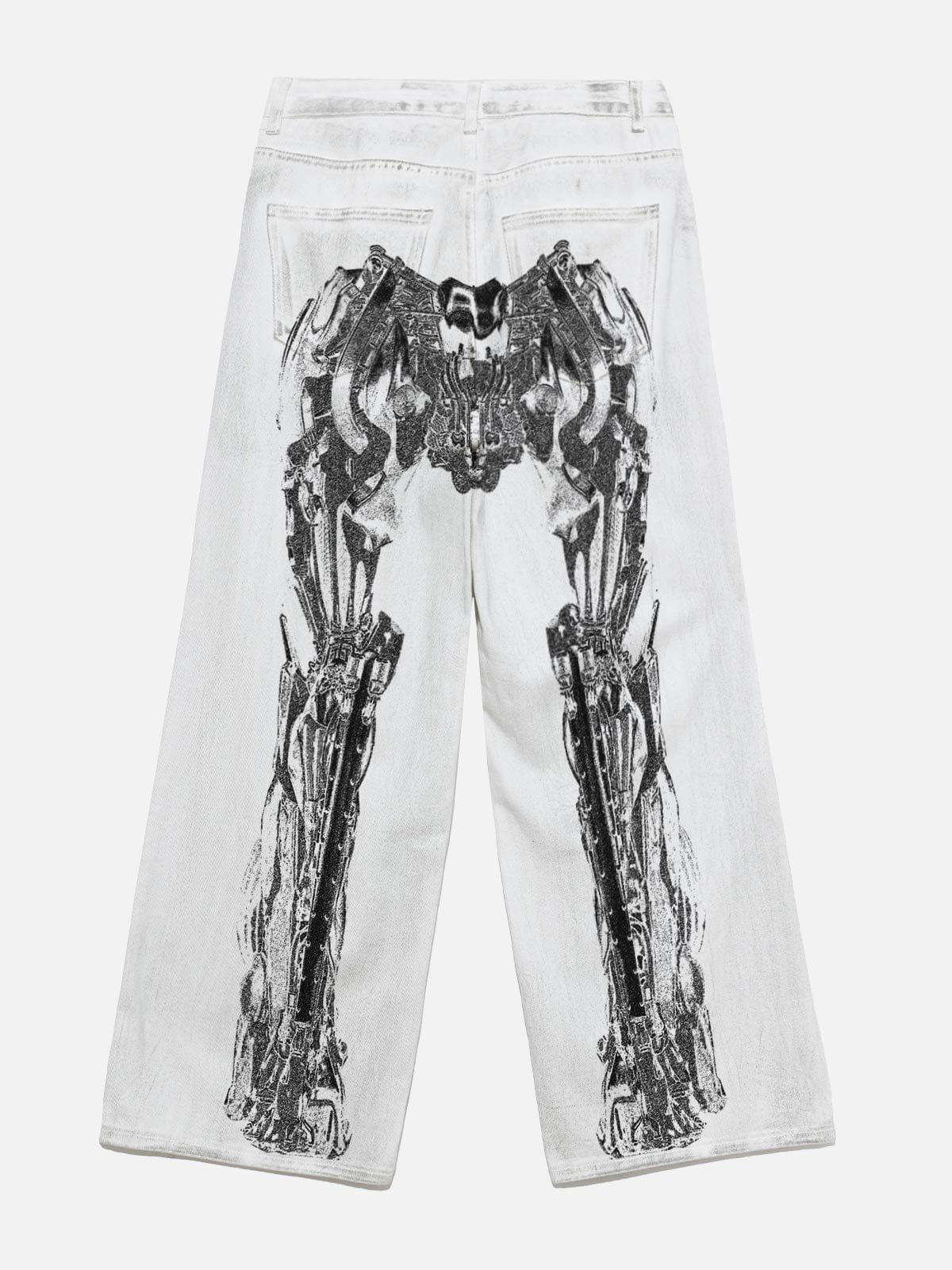 Concert Outfit Mecha Print Jeans Concert Outfit Mecha Print Jeans