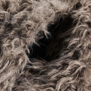 Concert Outfit Metal leather button Faux Fur Jacket