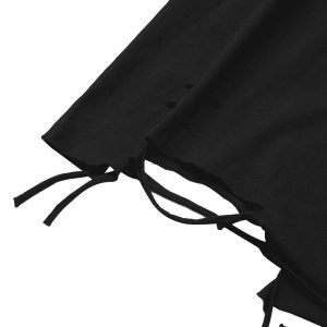 Concert Outfit Metal Tag Street Rap T-Shirt