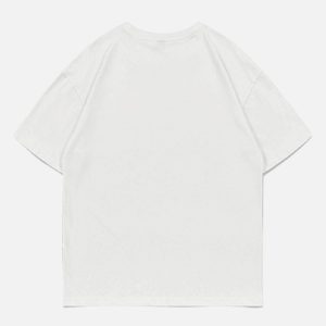 Concert Outfit Mosaic Heart Print Tee