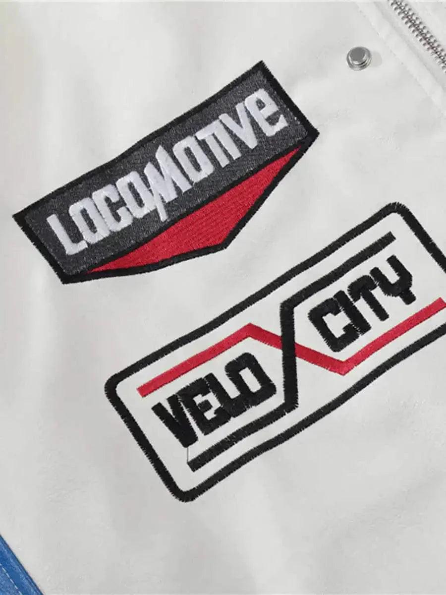 Concert Outfit Motorcycle PU Leather Stitching Racing Jacket Concert Outfit Motorcycle PU Leather Stitching Racing Jacket