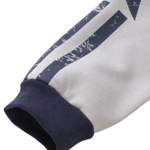 Concert Outfit Motorcycle Style Printed Hooded Sweatshirt