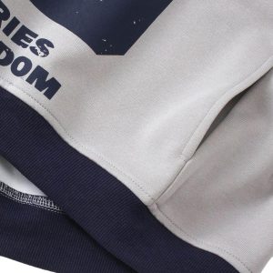 Concert Outfit Motorcycle Style Printed Hooded Sweatshirt