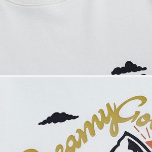 Concert Outfit Mountain Print Tee