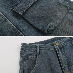 Concert Outfit Multi-Pocket Cargo Jeans