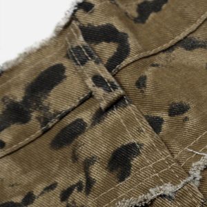 Concert Outfit Multi Pocket Fringe Longline Jorts