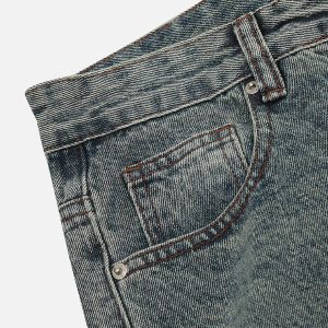 Concert Outfit Multi Wrinkle Washed Jeans