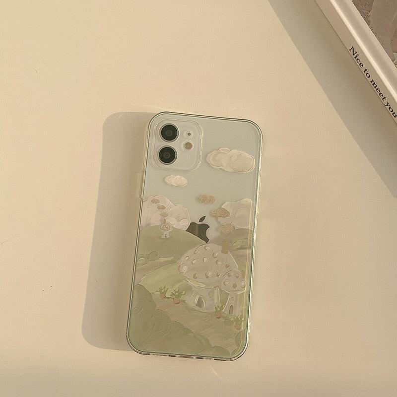 Concert Outfit Mushroom Landscape Mobile Phone Case For iPhone