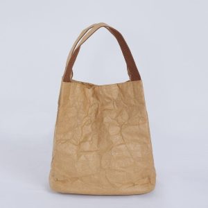 Concert Outfit Natural Wrinkle Waterproof Kraft Paper Bag