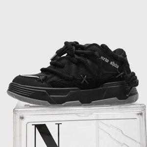 Concert Outfit Niche Trendy Thick-Soled Board Shoes