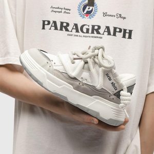 Concert Outfit Niche Trendy Thick-Soled Board Shoes