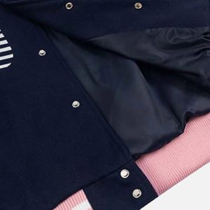 Concert Outfit Number 56 Embroidered PU Baseball Jacket