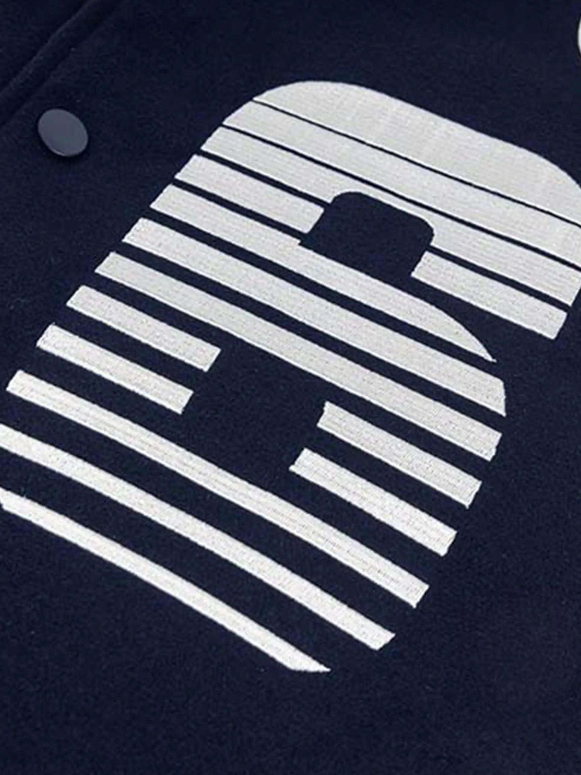 Concert Outfit Number 56 Embroidered PU Baseball Jacket Concert Outfit Number 56 Embroidered PU Baseball Jacket