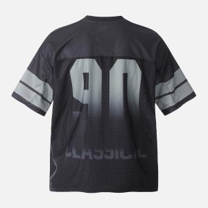 Concert Outfit Number '90' Sports Jersey Print T-Shirt