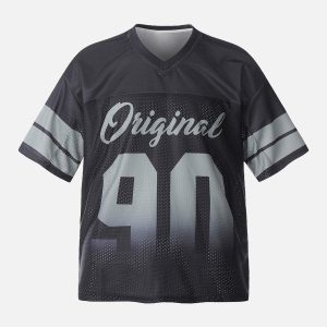 Concert Outfit Number '90' Sports Jersey Print T-Shirt
