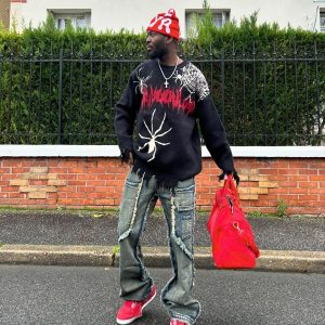 Concert Outfit Old Raw Hem Straight Leg Micro Flare Jeans