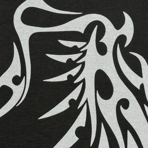 Concert Outfit Original Bone Wing Street Rap T-Shirt