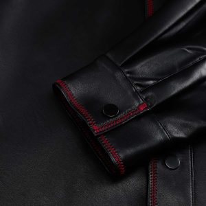 Concert Outfit Original Embroidered Leather Shirt