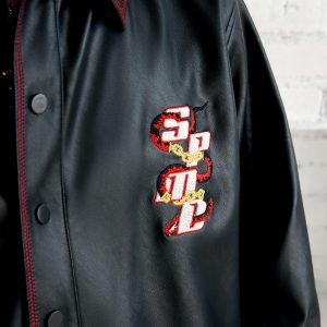 Concert Outfit Original Embroidered Leather Shirt