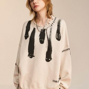 Concert Outfit Out Of Body' Knit Sweater