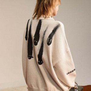 Concert Outfit Out Of Body' Knit Sweater