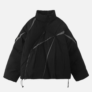 Concert Outfit Oversize Deconstructed Cotton Jacket