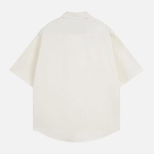 Concert Outfit Oversized Graphic Cartoon Letter Print Short-Sleeve Shirt