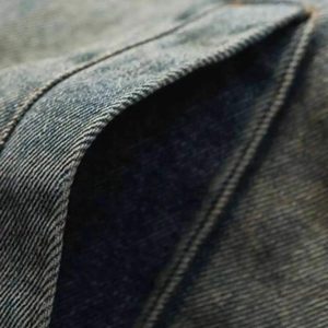 Concert Outfit Oversized Hip-Hop Embroidered Patch Denim Jacket