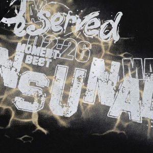 Concert Outfit Oversized Letter Graphic T-Shirt