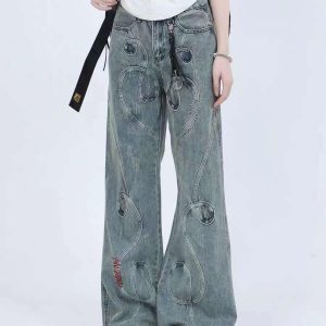 Concert Outfit Pant Leg Openings Jeans